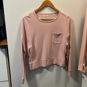 Madewell Long Sleeve Crop Tee